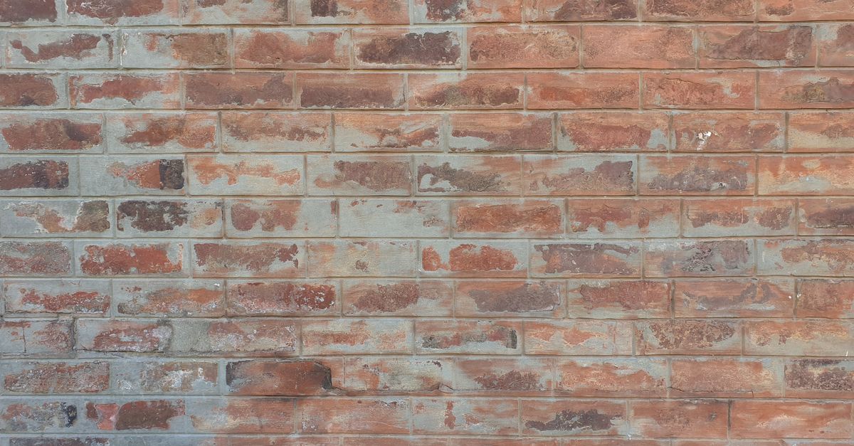 Brickwork in good condition