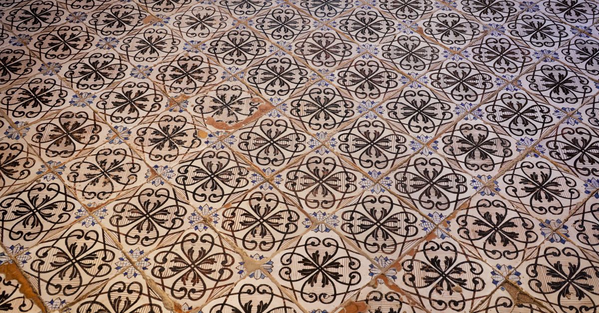 A clean tile floor