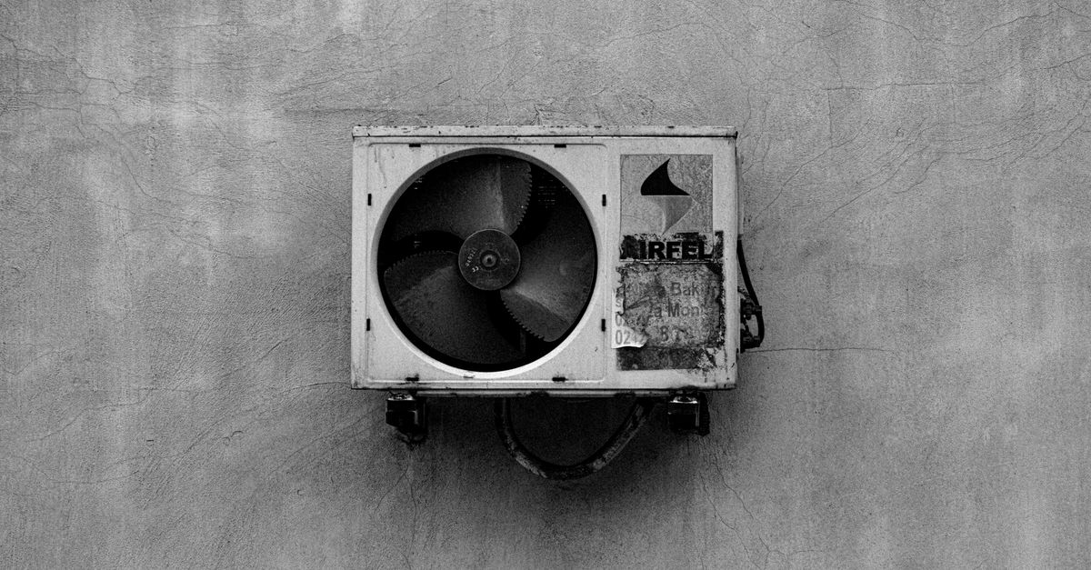 An air conditioning condenser unit