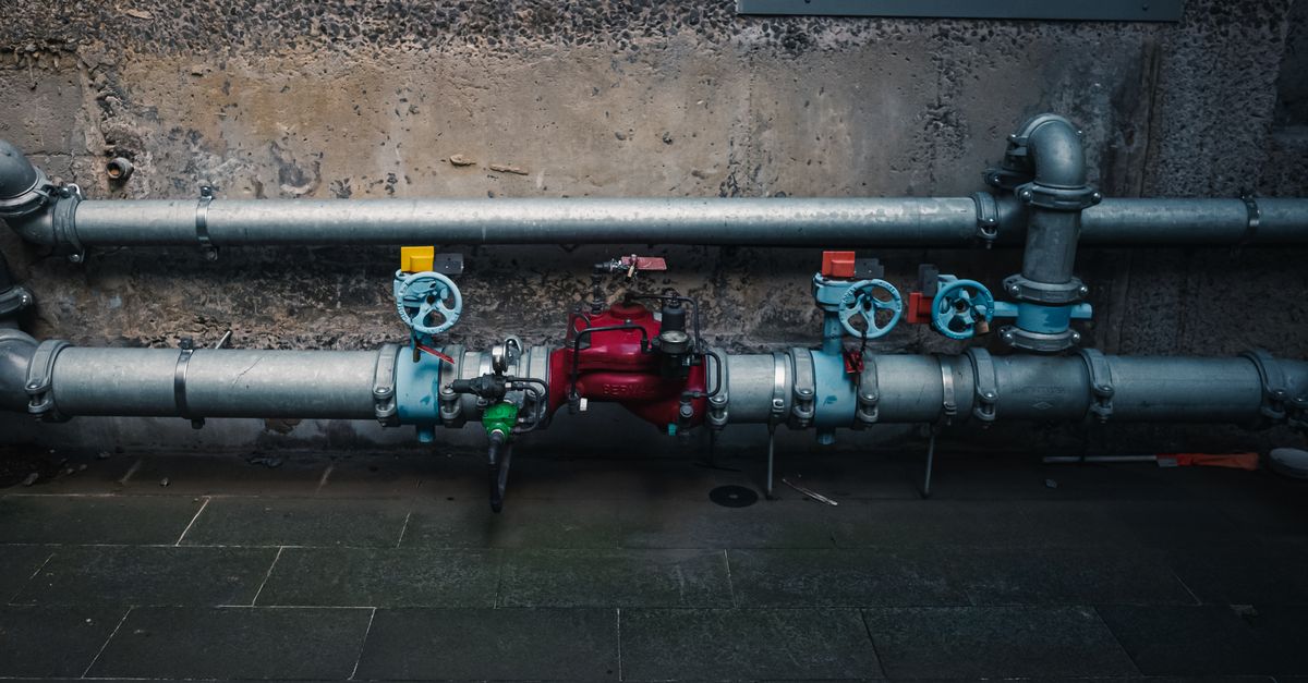 A main water shutoff valve