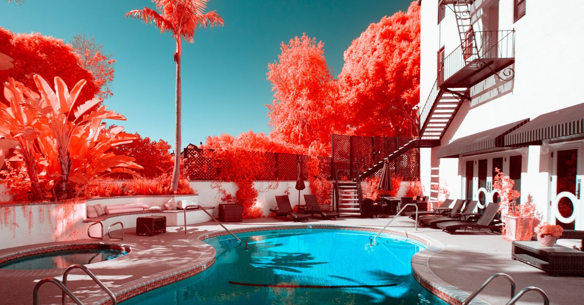 Pool filtration equipment closeup