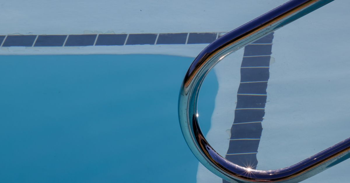 Pool filtration equipment closeup