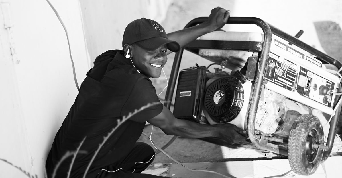 A home standby backup generator