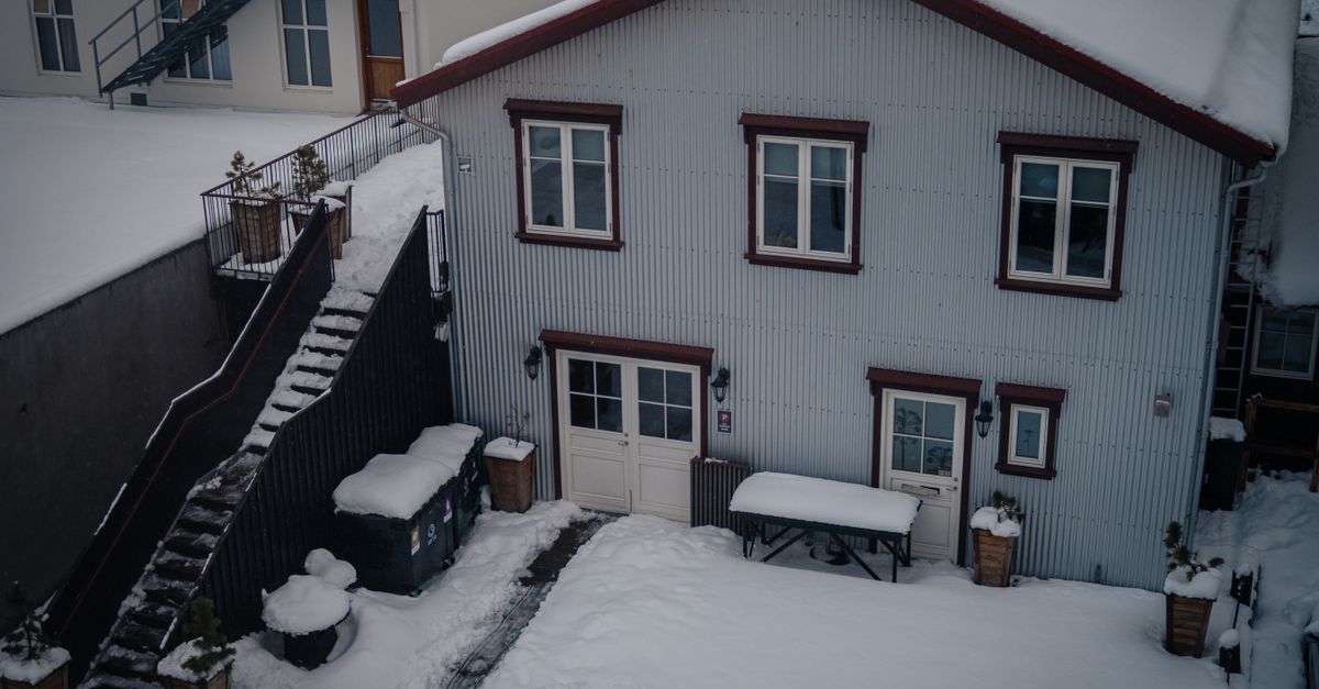 A metal roof on a mountain home