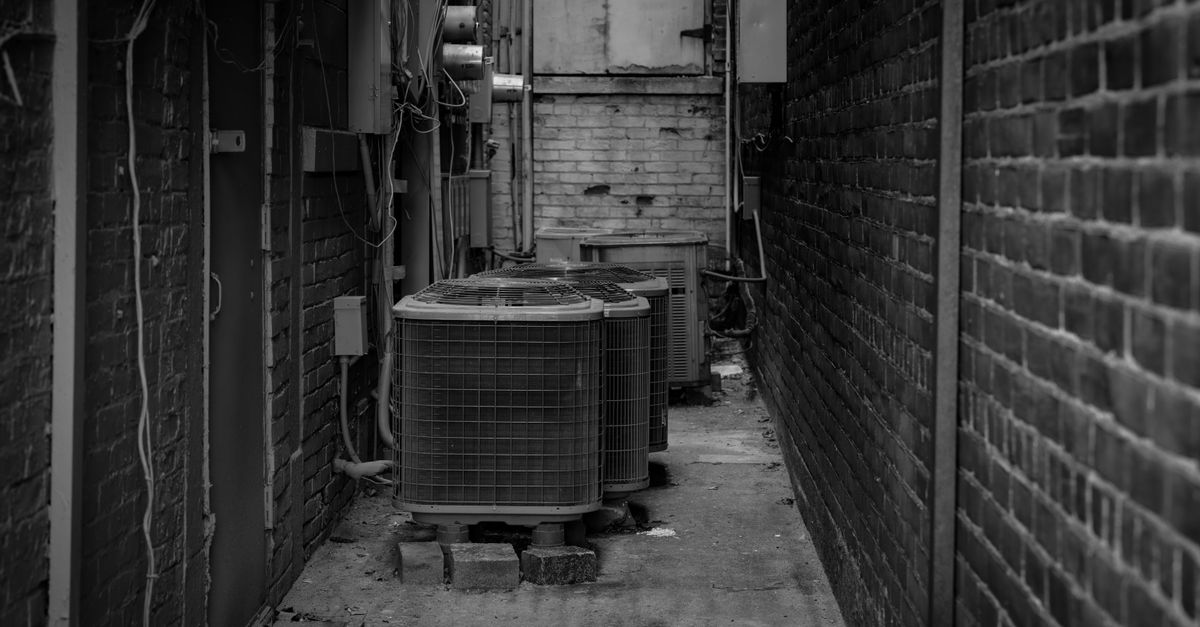 A furnace air filter being replaced