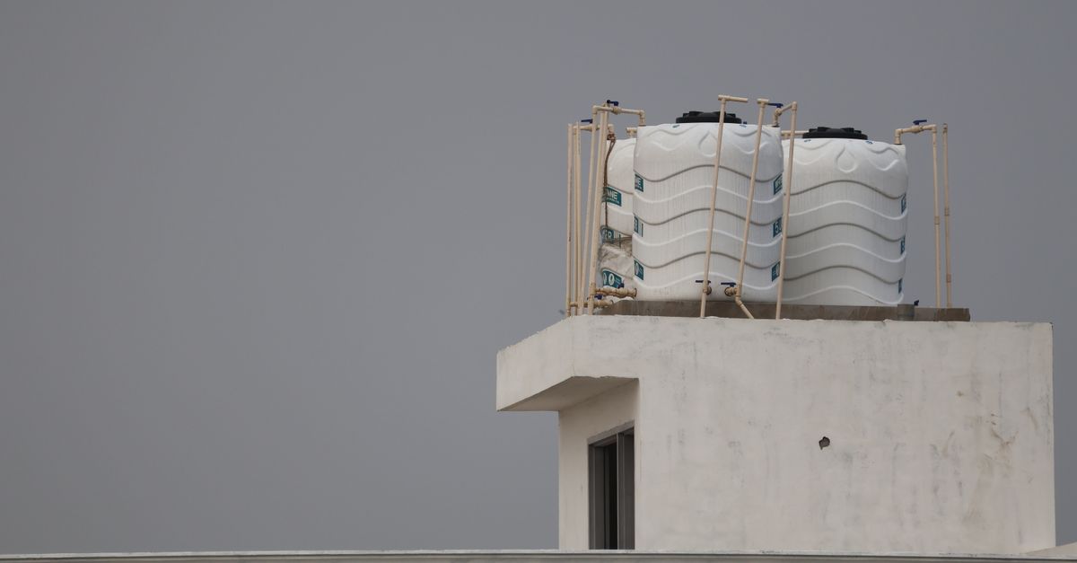 A residential tank water heater