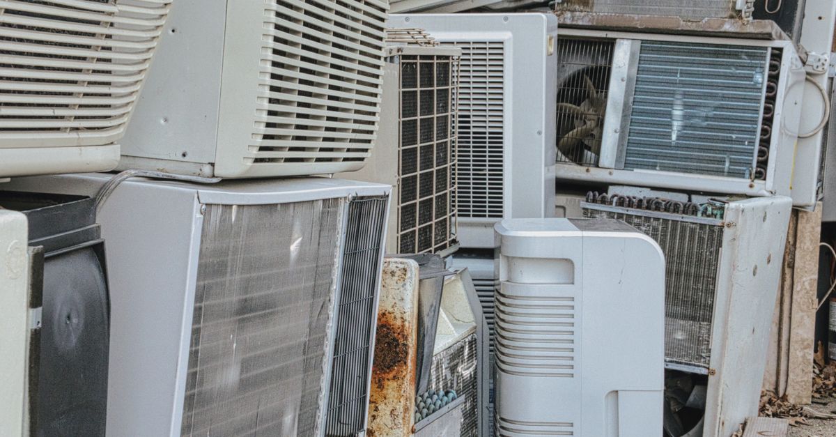 An HVAC repair invoice being reviewed