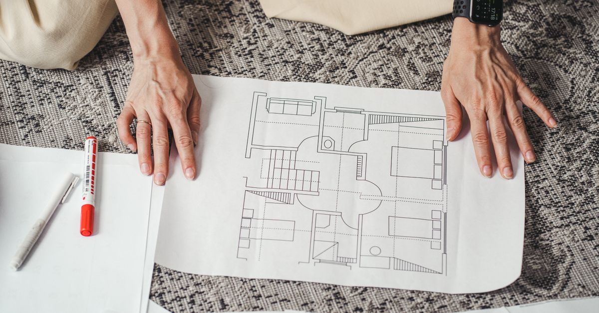 Building permit paperwork and plans